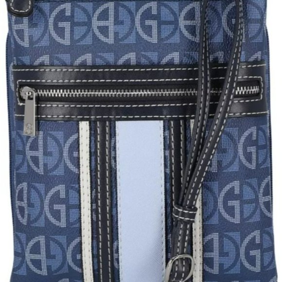 Giani Bernini Dasher Center Strap  Signature Crossbody - Picture 2 of 3